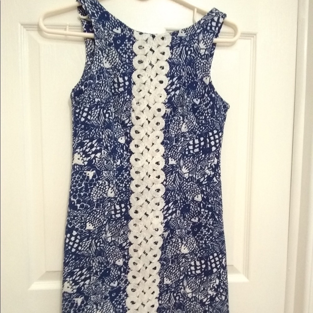 Lilly Pulitzer Short Blue Dress - Picture 2 of 8